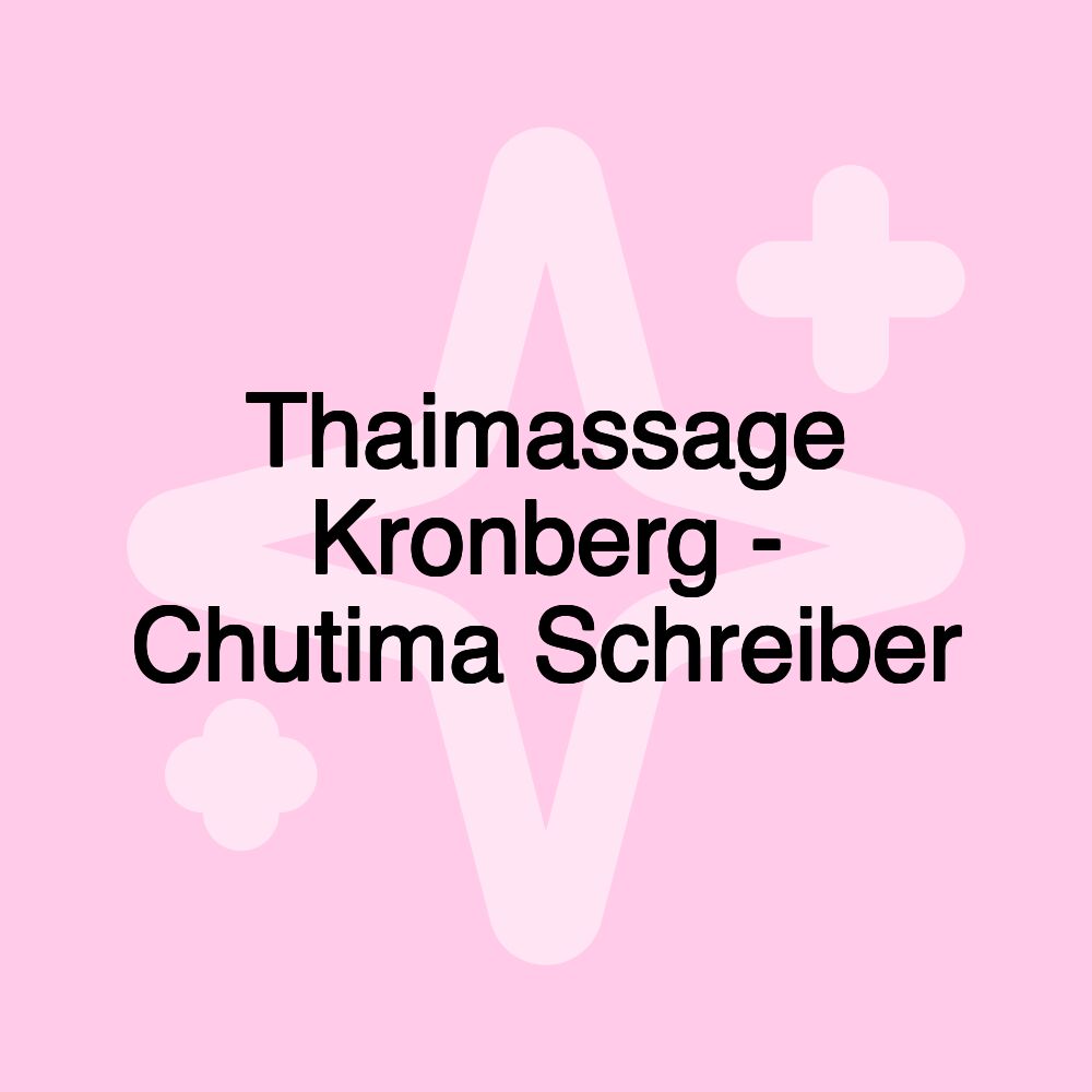 Thaimassage Kronberg - Chutima Schreiber