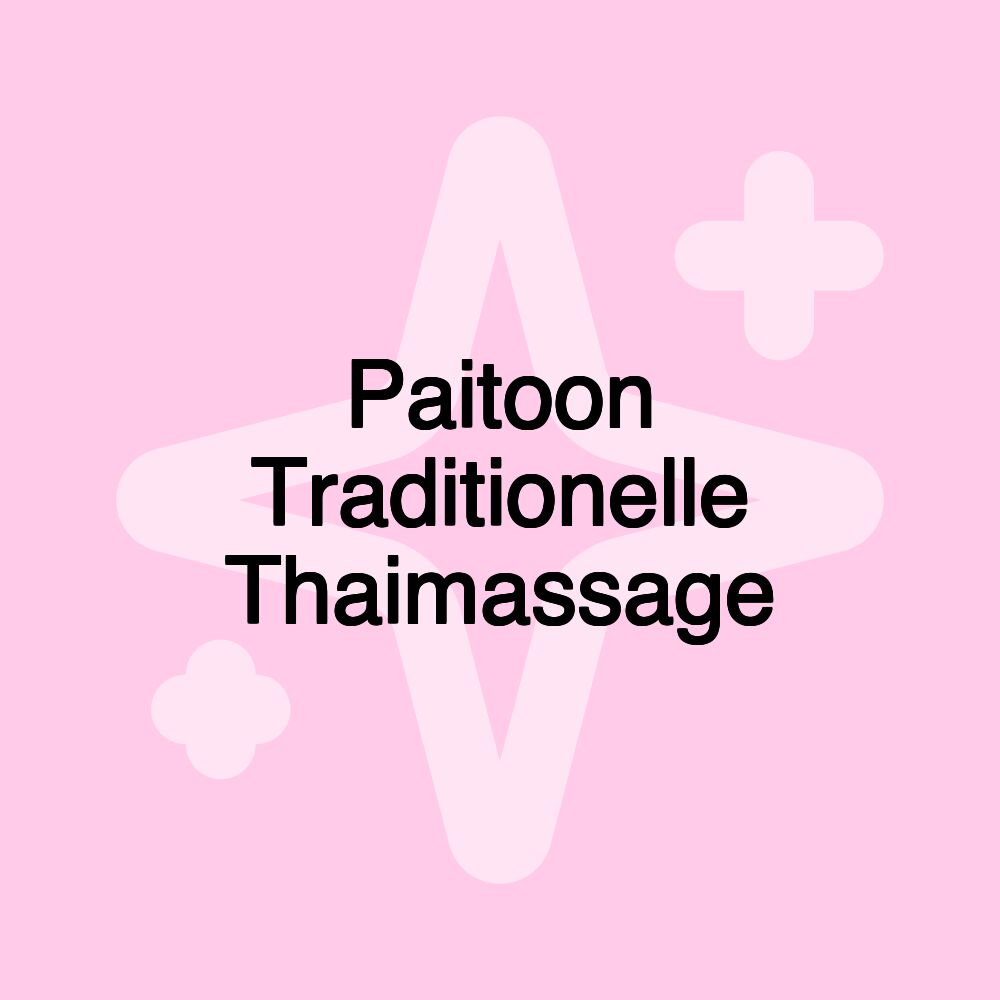 Paitoon Traditionelle Thaimassage