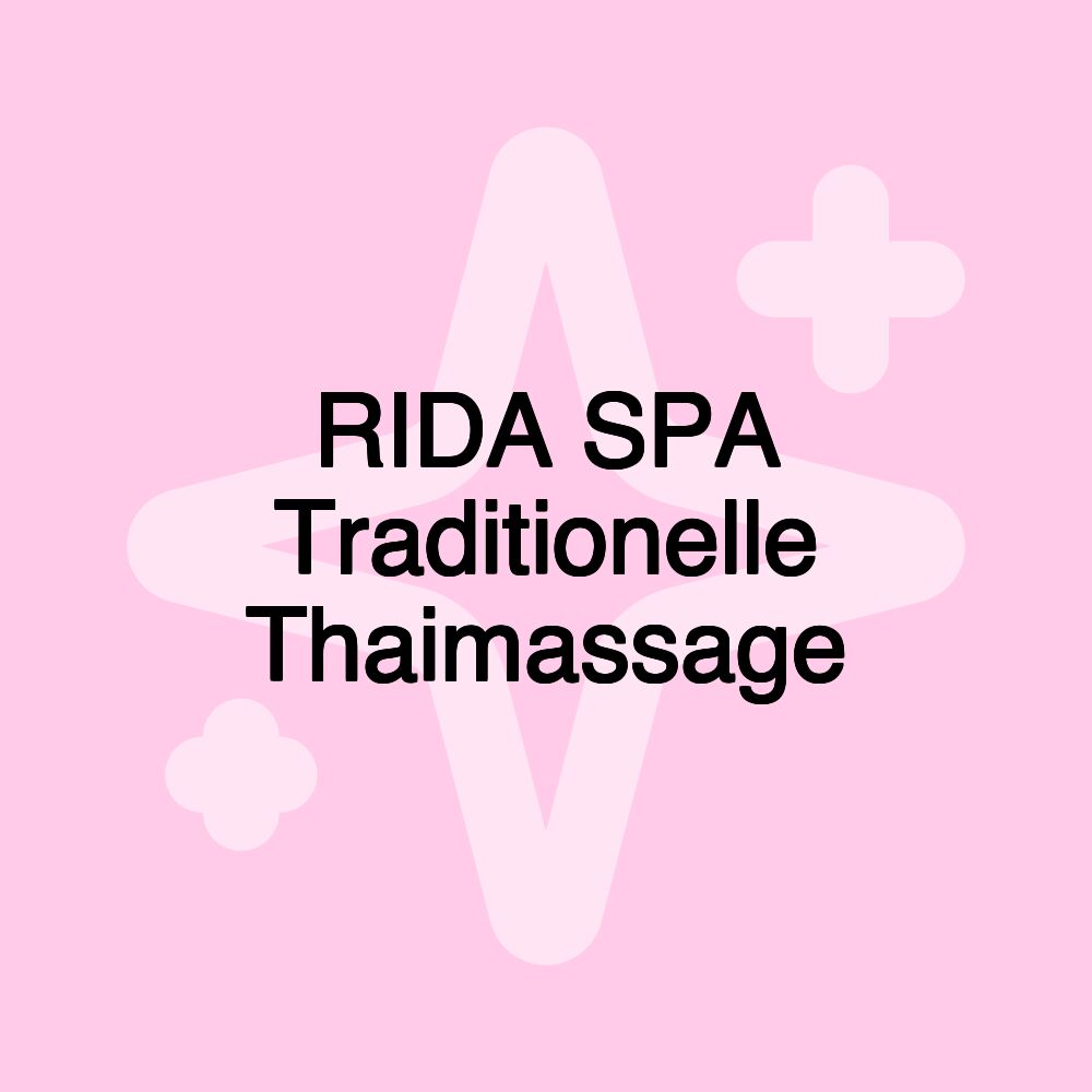 RIDA SPA Traditionelle Thaimassage