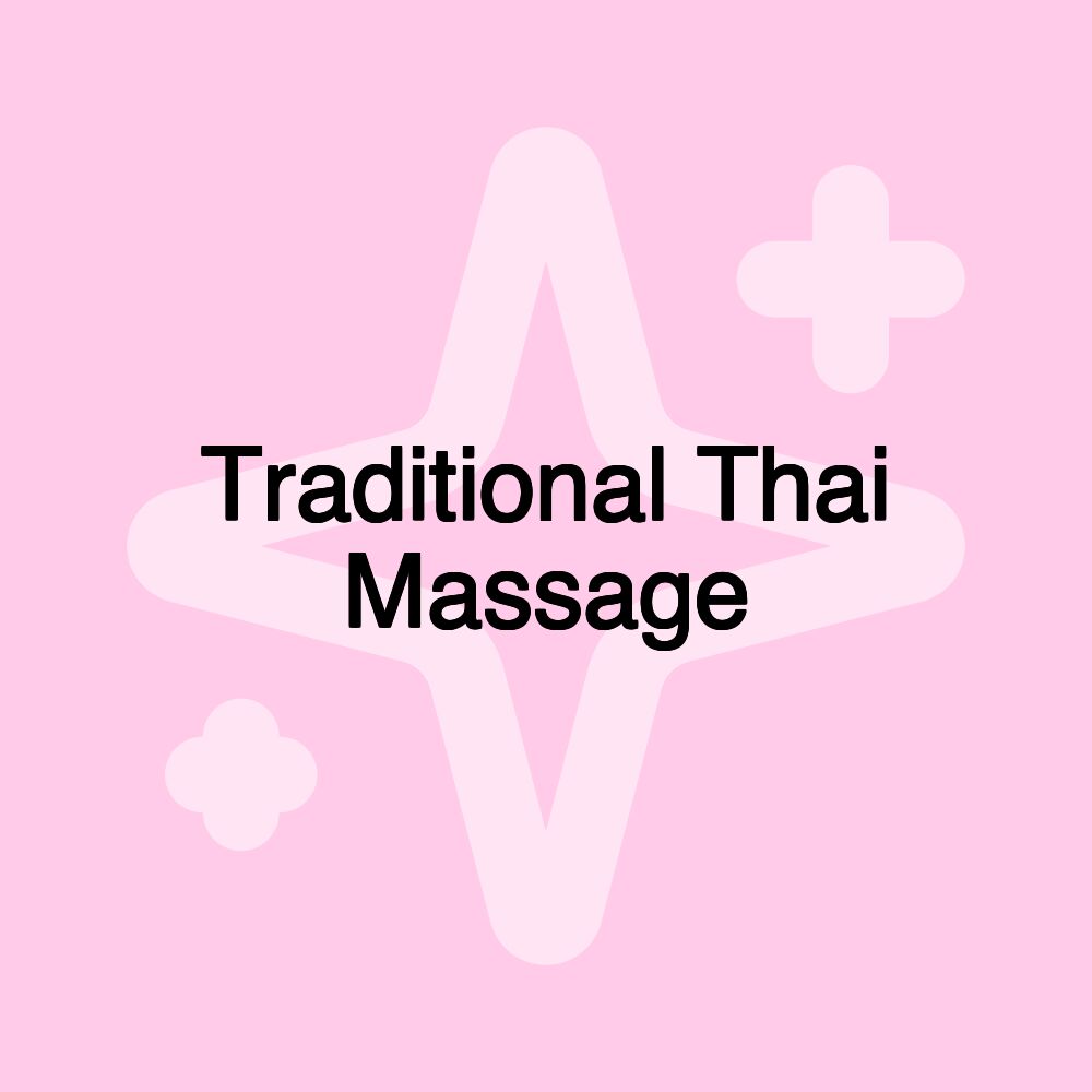 Traditional Thai Massage