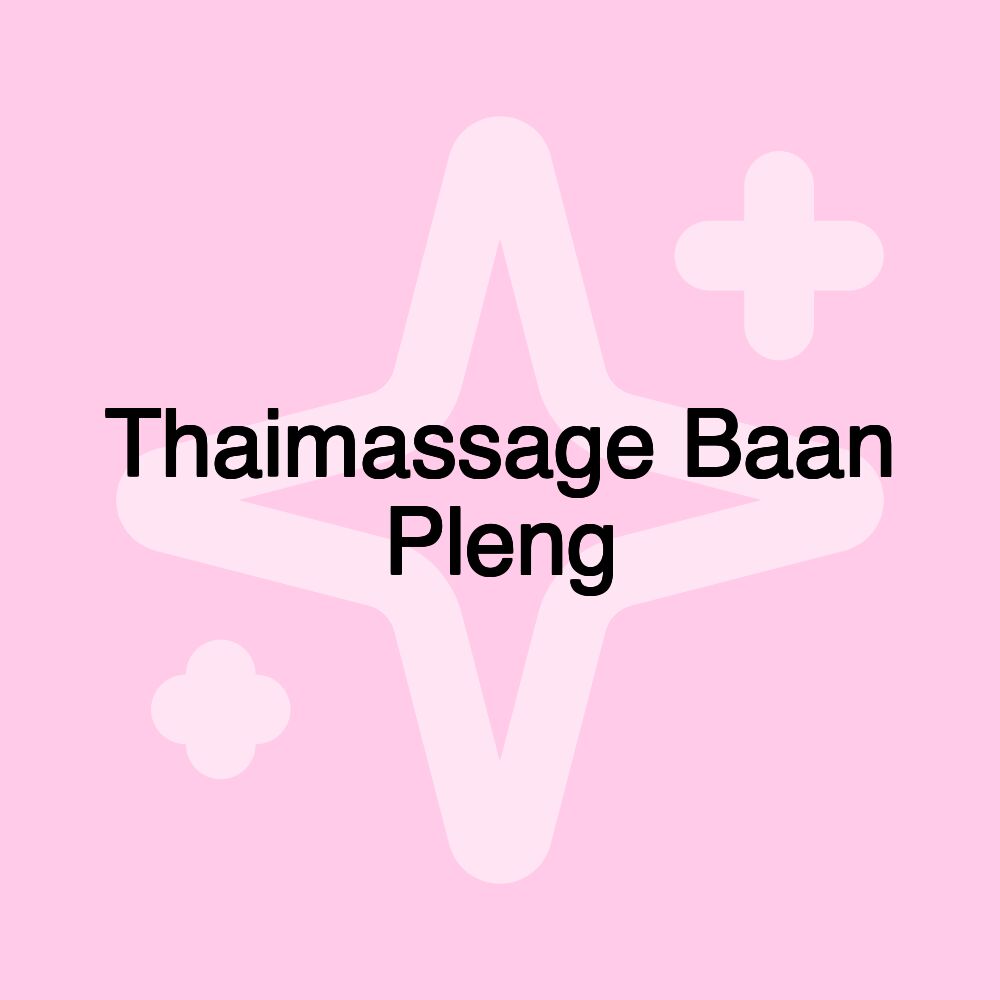 Thaimassage Baan Pleng