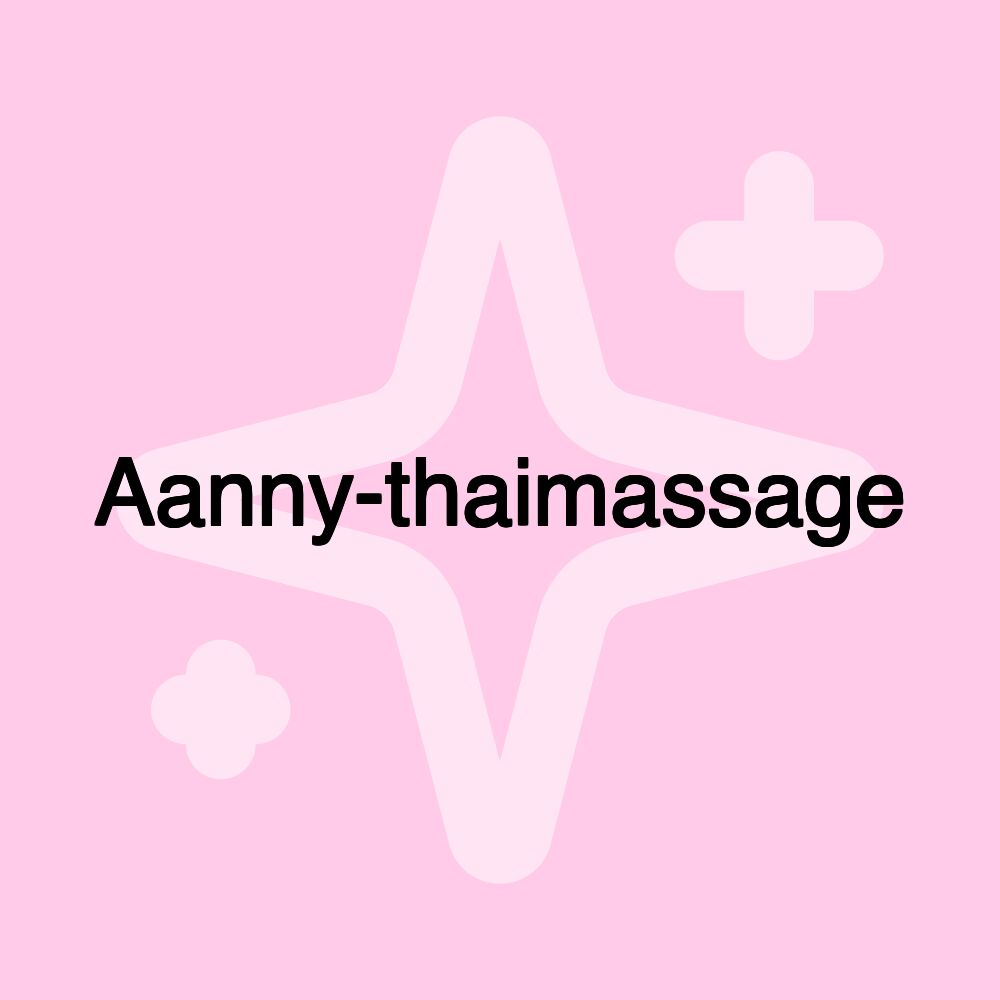 Aanny-thaimassage