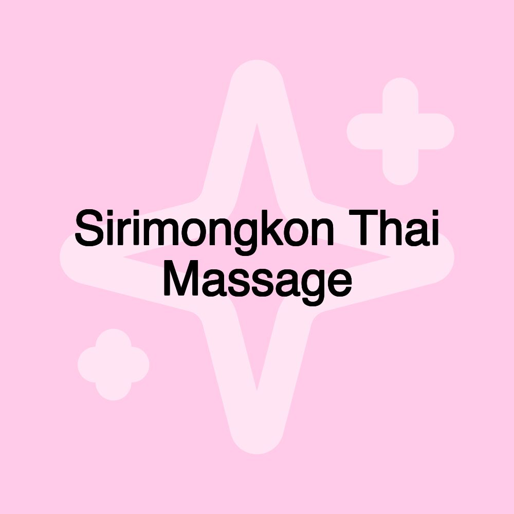 Sirimongkon Thai Massage