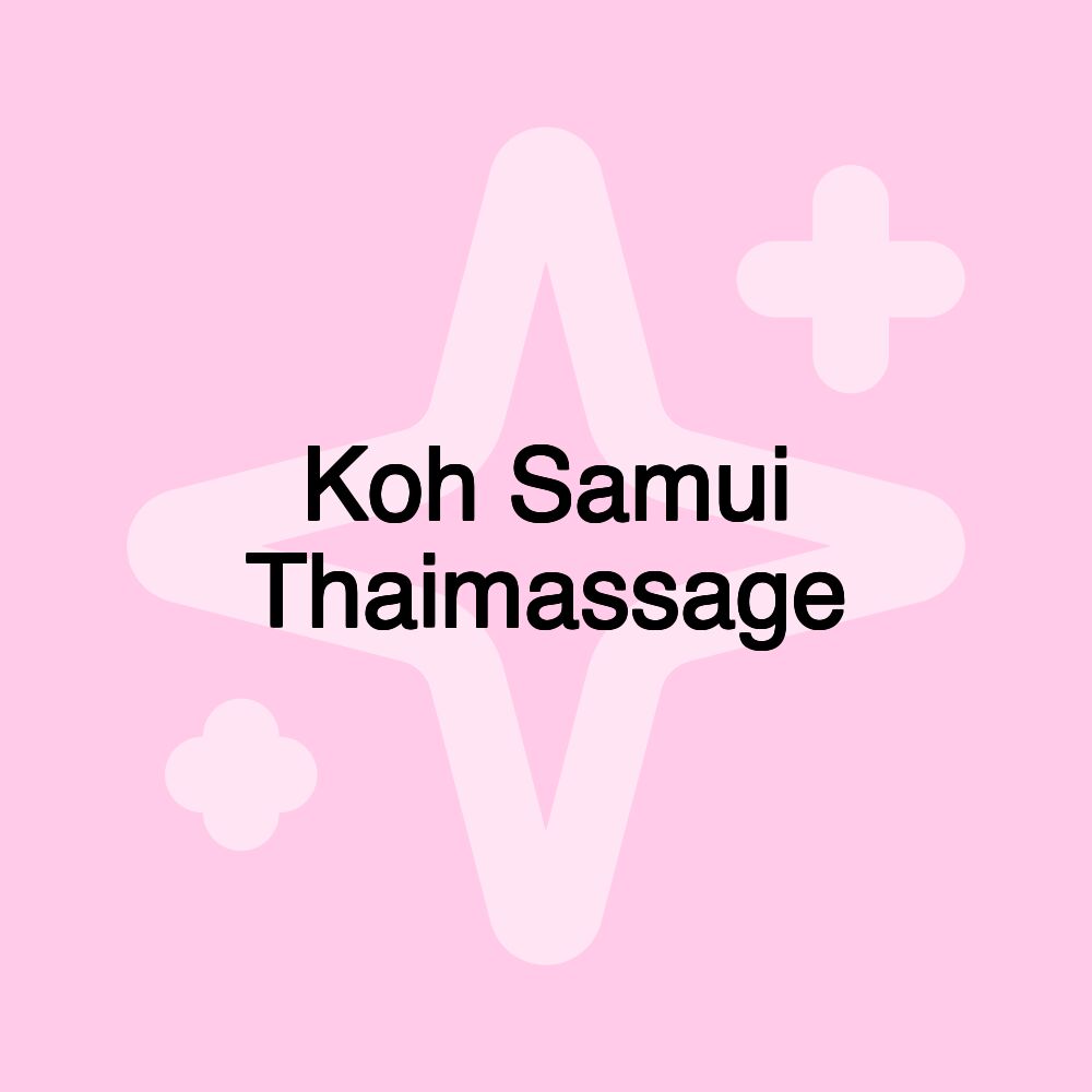 Koh Samui Thaimassage