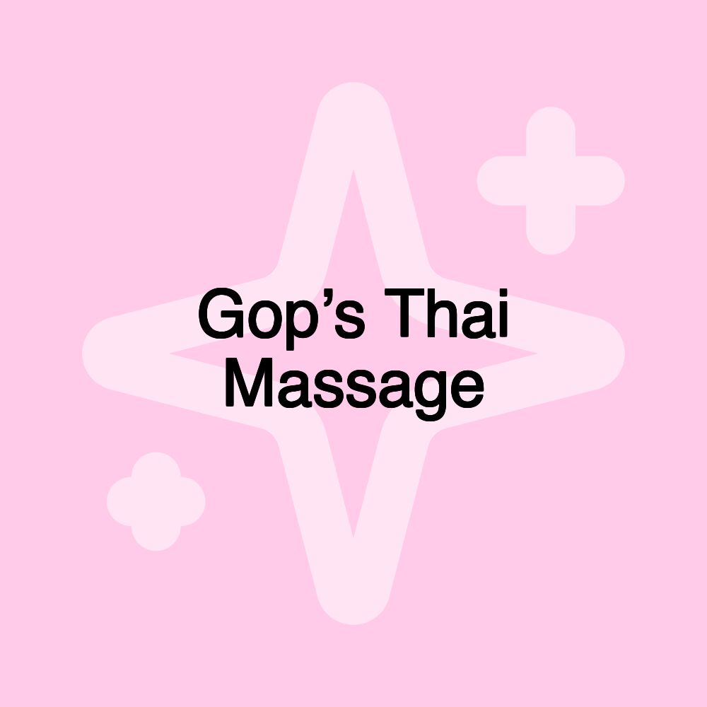 Gop’s Thai Massage