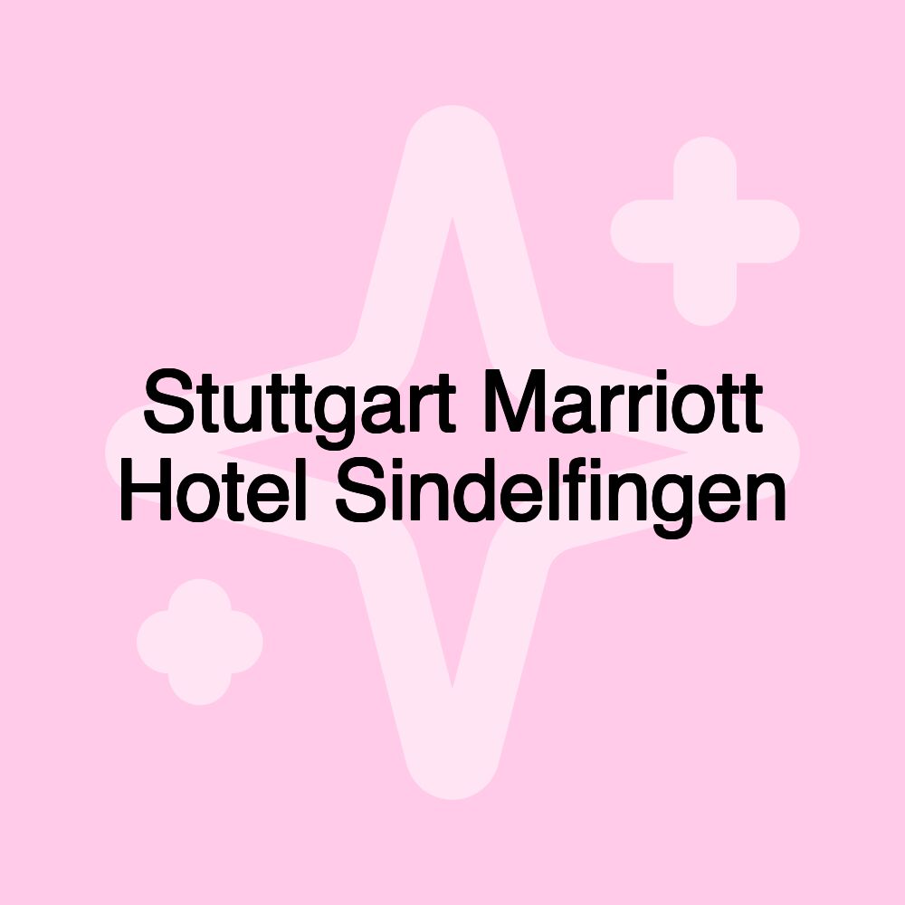 Stuttgart Marriott Hotel Sindelfingen