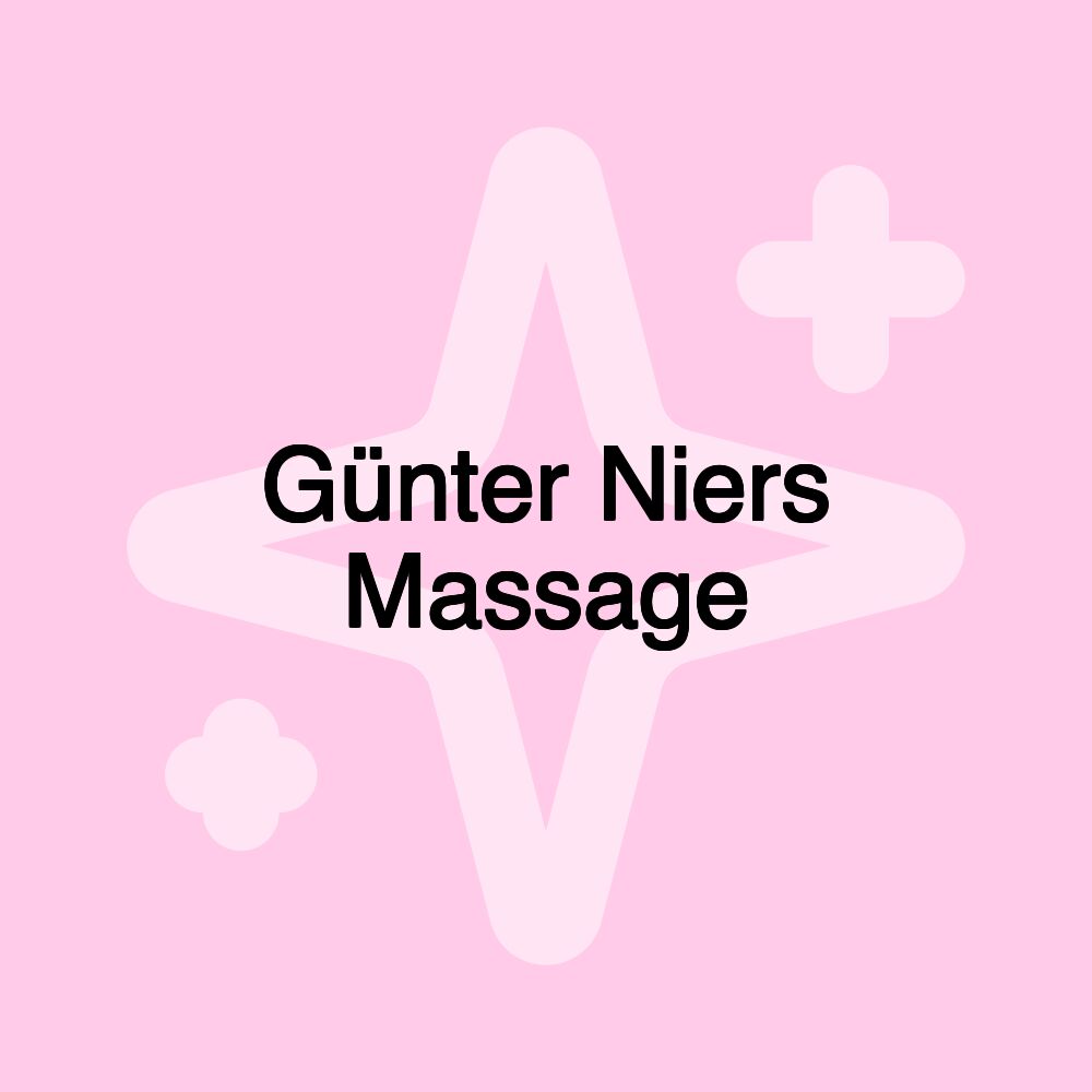 Günter Niers Massage