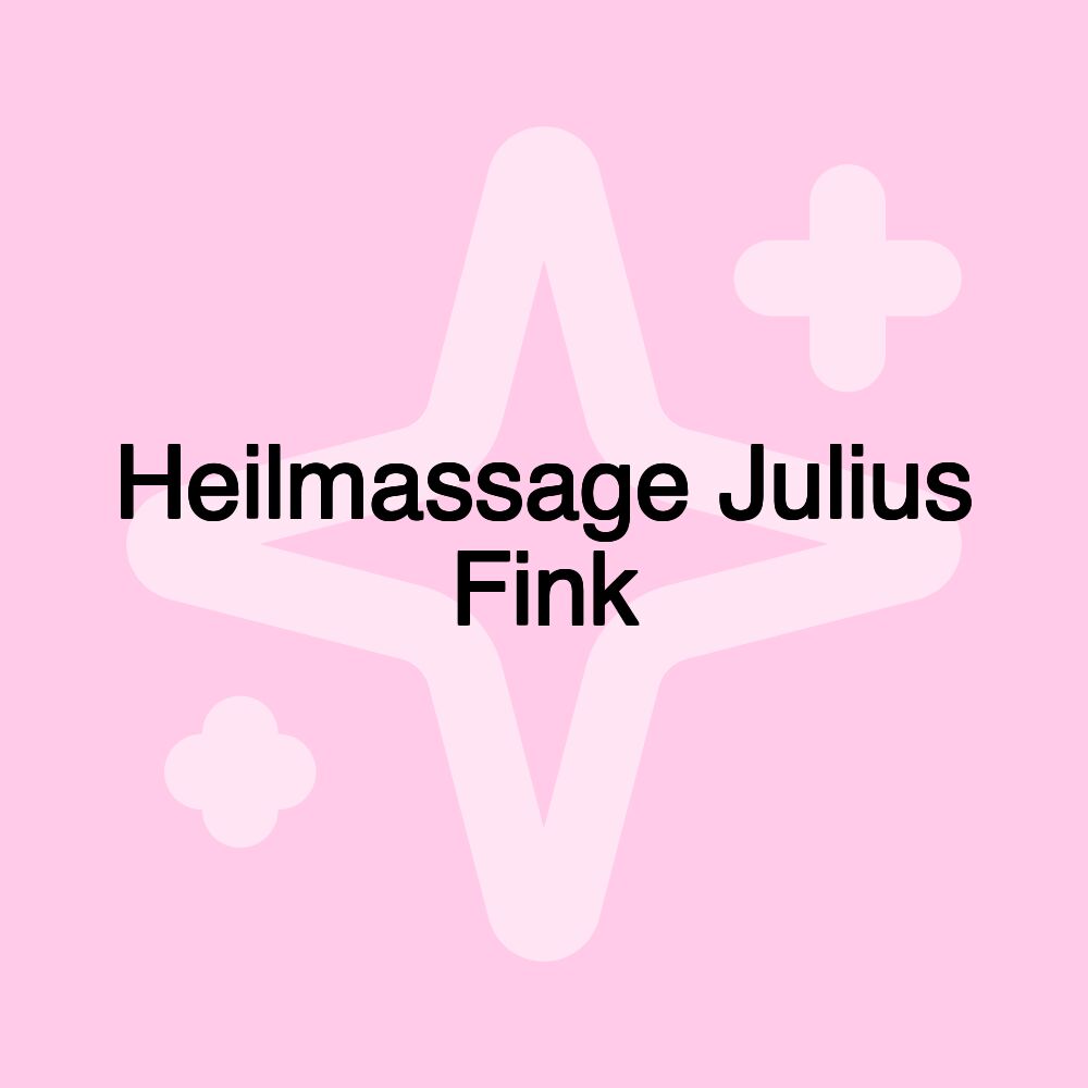 Heilmassage Julius Fink