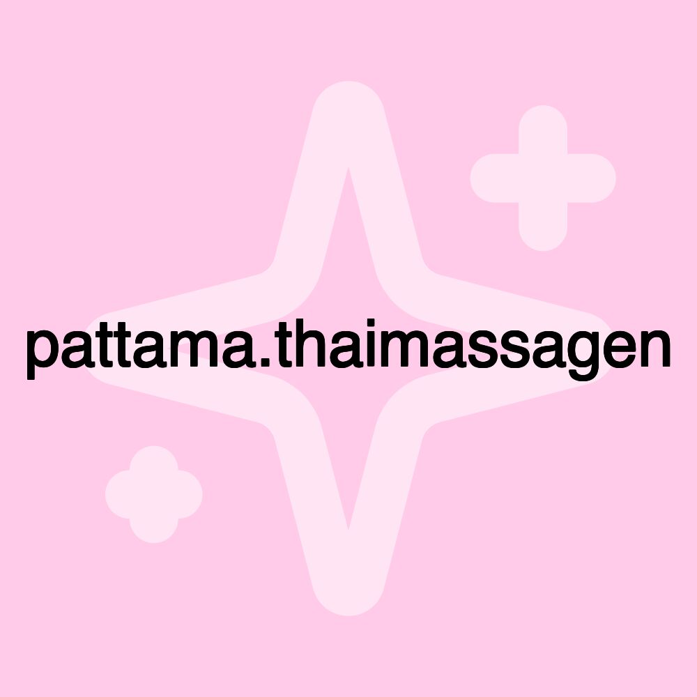 pattama.thaimassagen