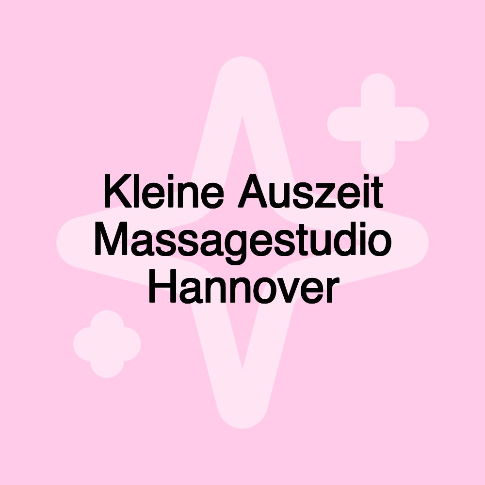 Kleine Auszeit Massagestudio Hannover