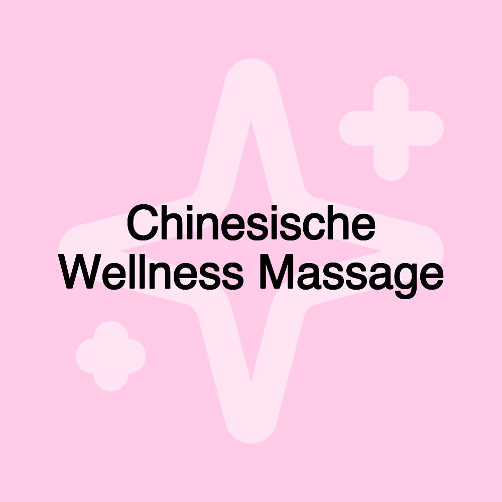 Chinesische Wellness Massage