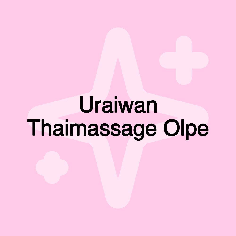 Uraiwan Thaimassage Olpe