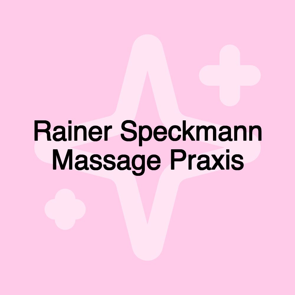 Rainer Speckmann Massage Praxis