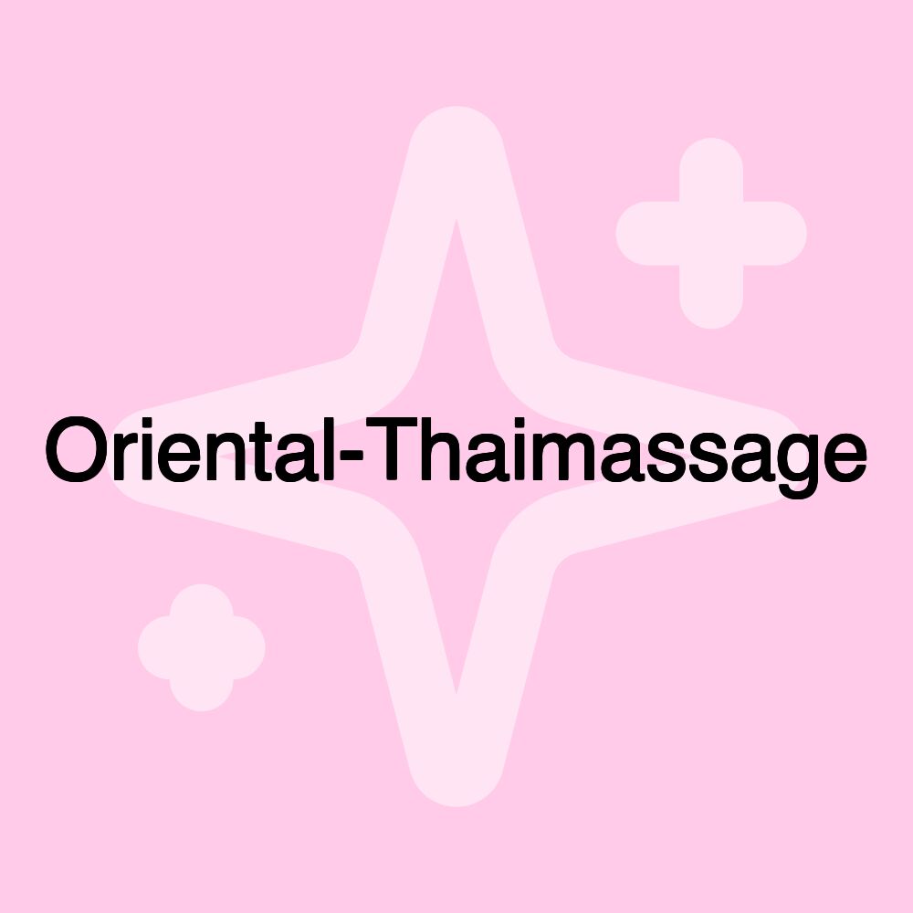 Oriental-Thaimassage