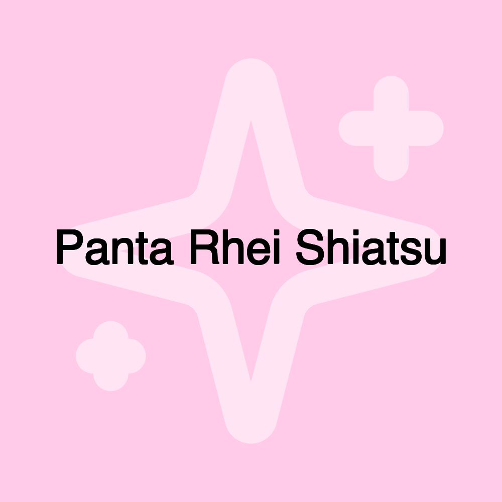 Panta Rhei Shiatsu