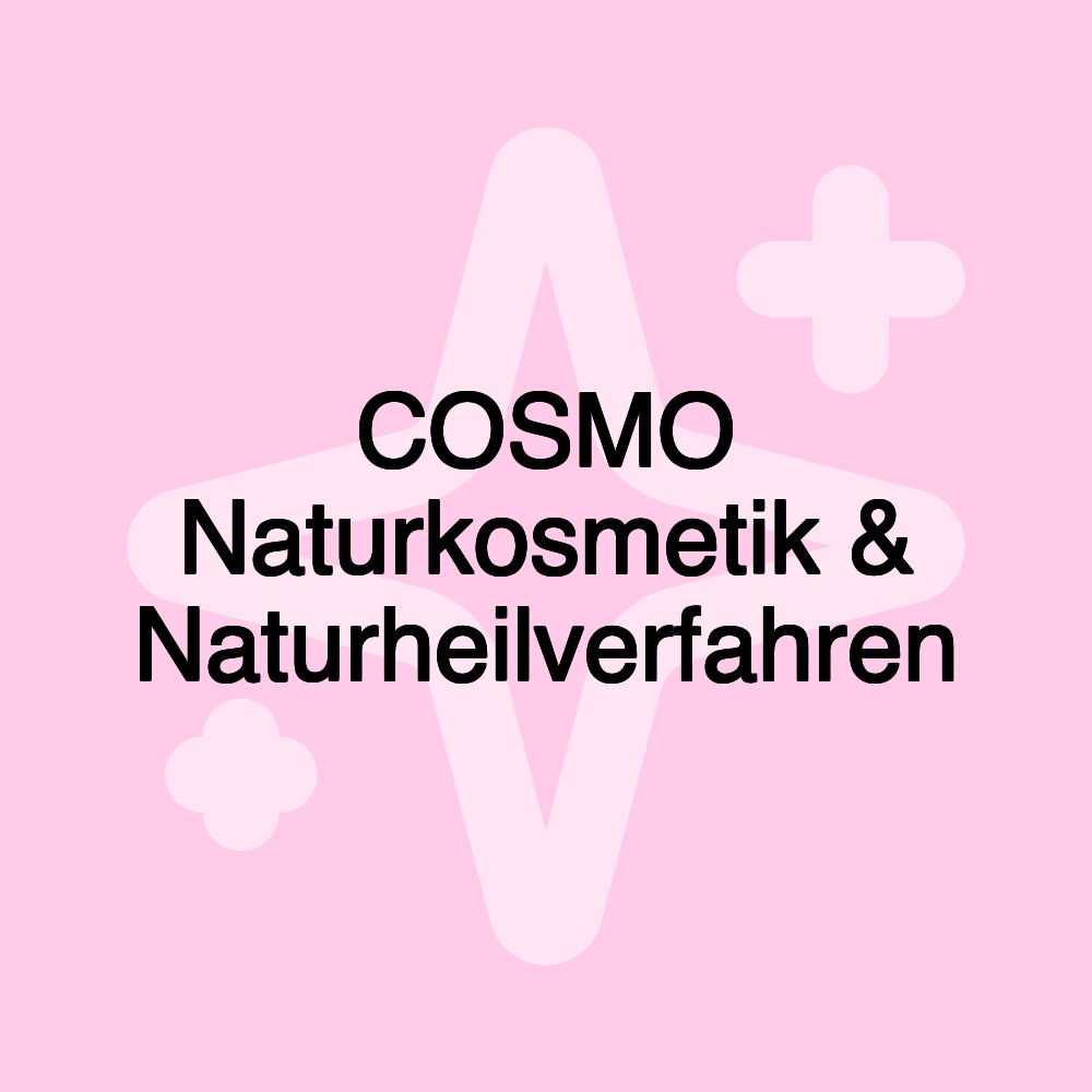 COSMO Naturkosmetik & Naturheilverfahren