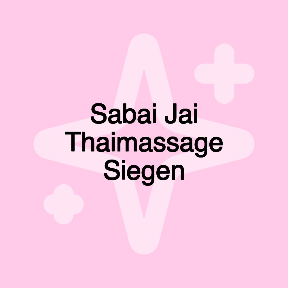 Sabai Jai Thaimassage Siegen