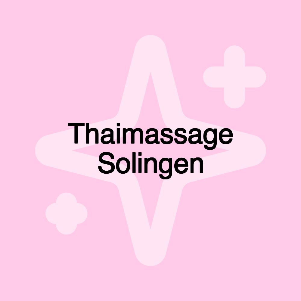 Thaimassage Solingen