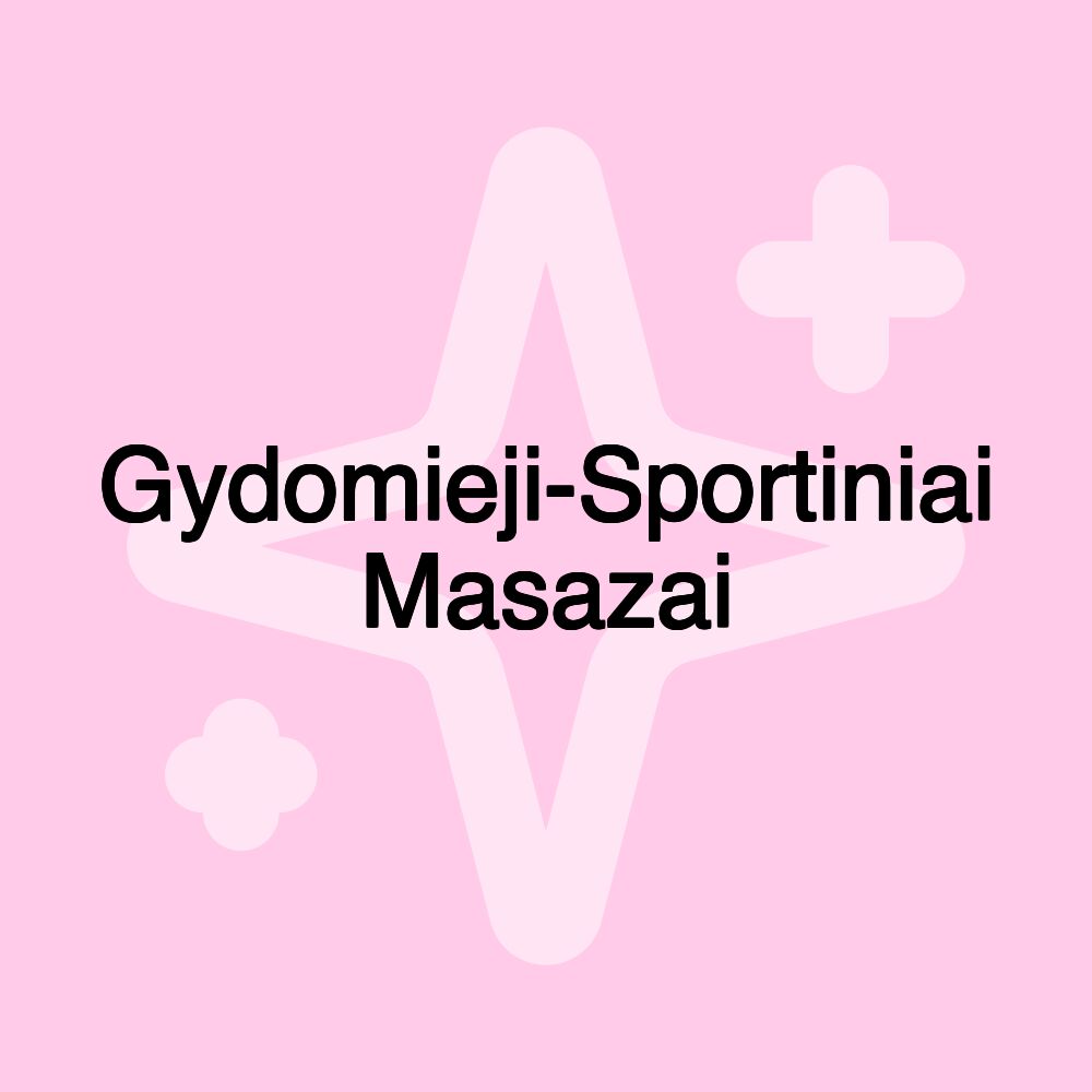 Gydomieji-Sportiniai Masazai