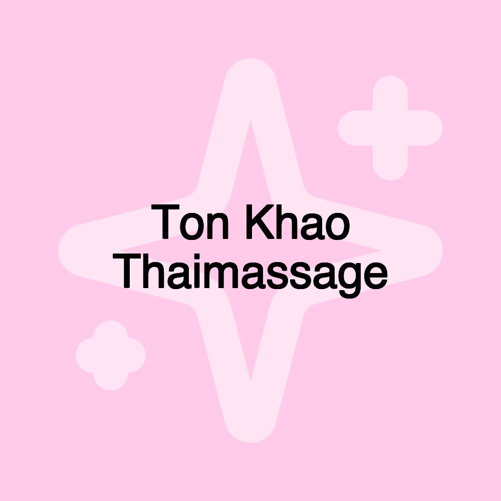 Ton Khao Thaimassage