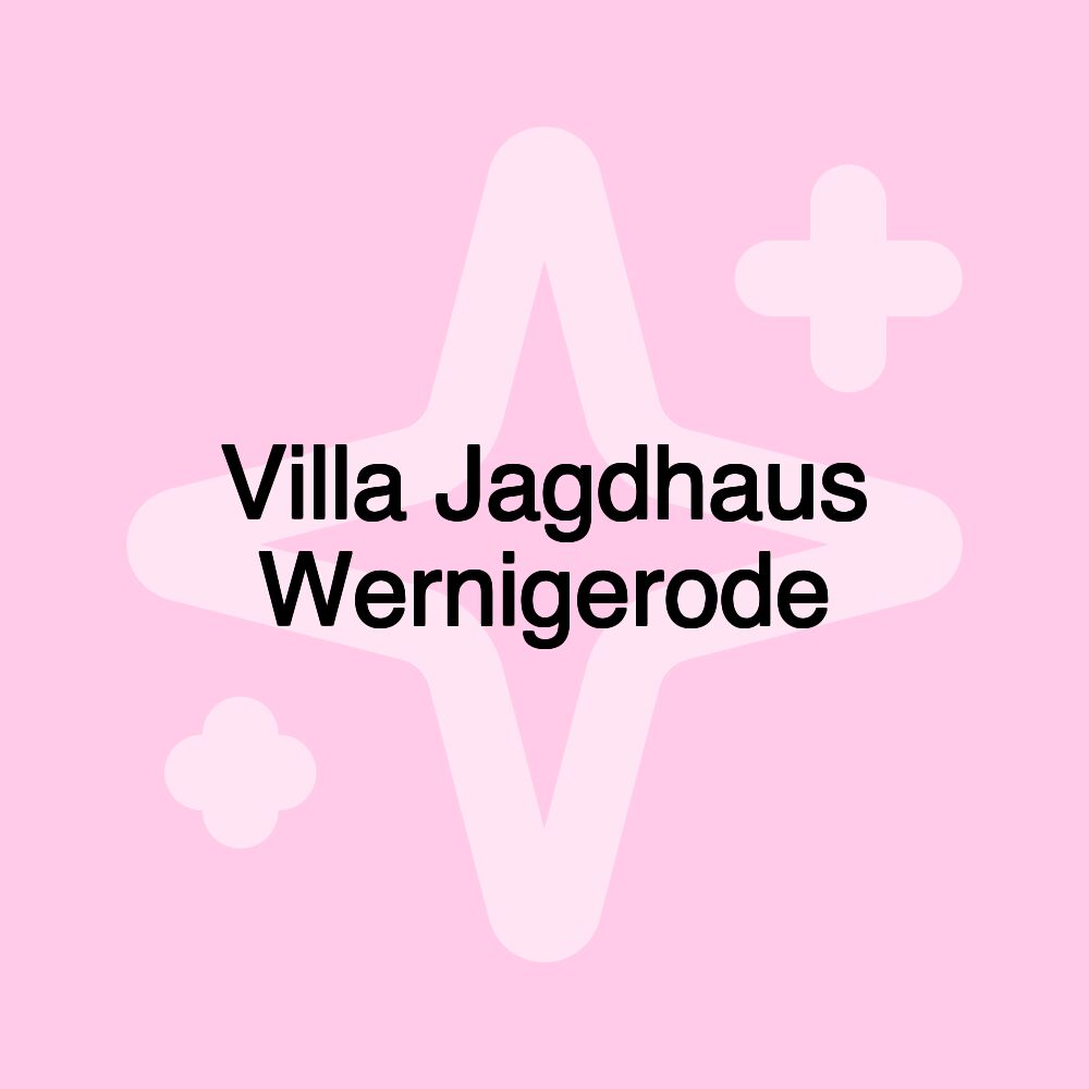 Villa Jagdhaus Wernigerode