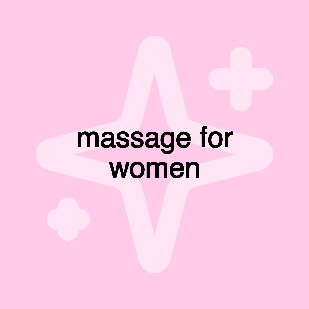 massage for women