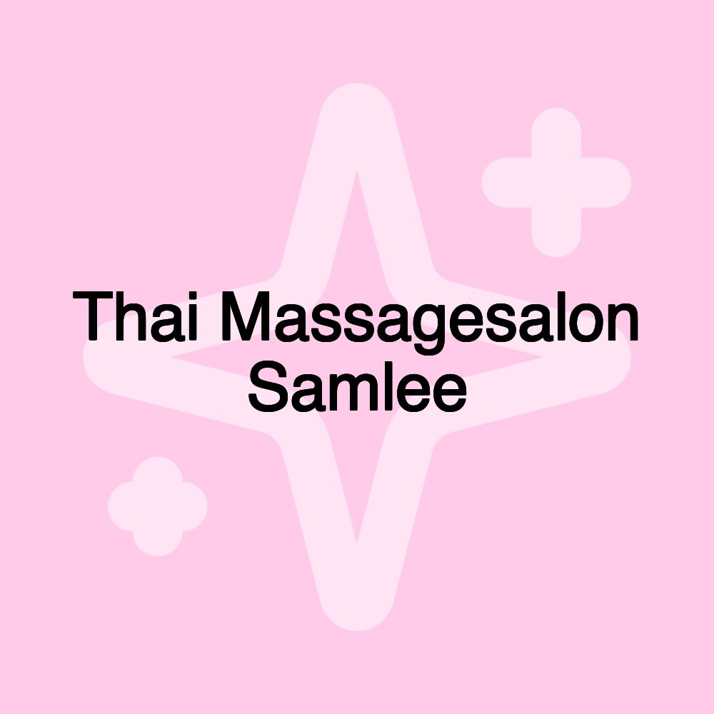 Thai Massagesalon Samlee