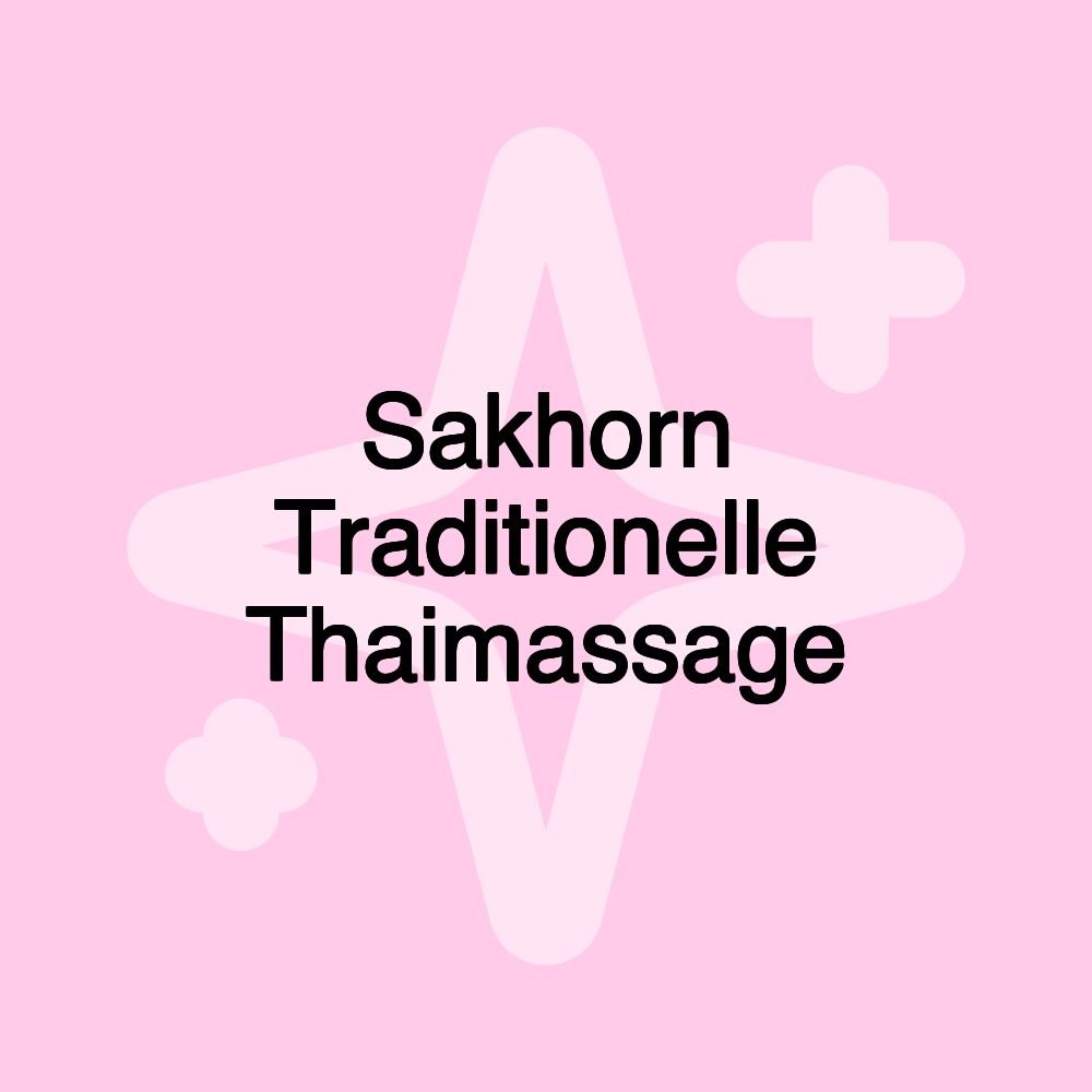 Sakhorn Traditionelle Thaimassage