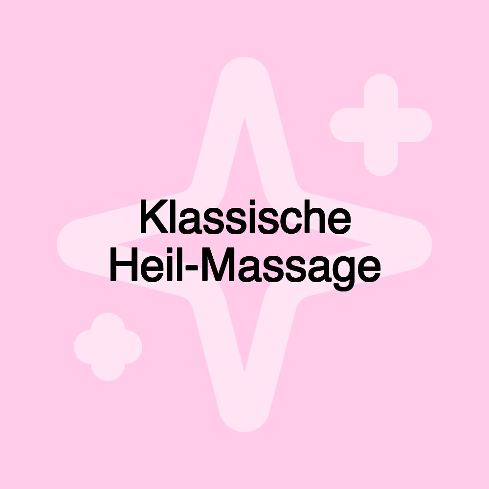 Klassische Heil-Massage